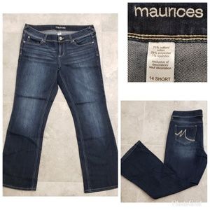 Maurices jeans, short length